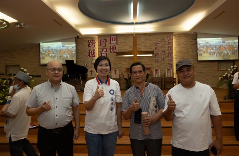 湖口鄉親力挺徐欣瑩 展現母雞氣勢 力推湖口第二交流道及通學步道