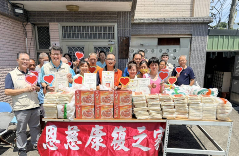 苗栗榮服處愛心物資關懷長照機構榮民眷