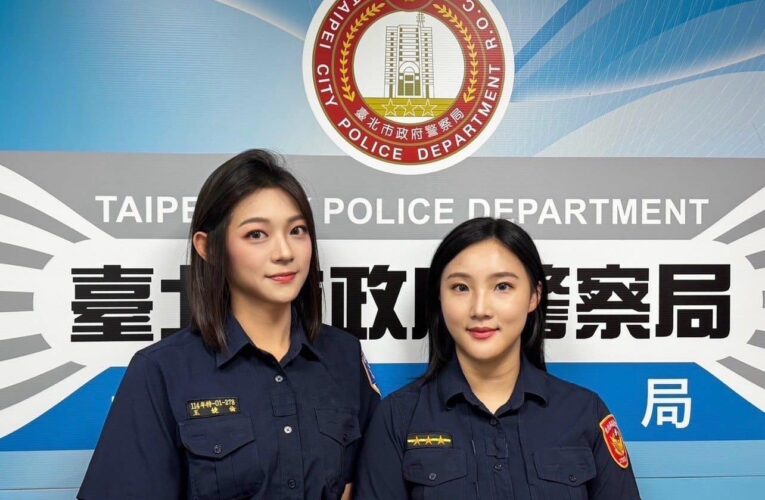 烈日曝曬84歲翁騎車累癱　北投2警花「這一舉動」讓老翁超感謝