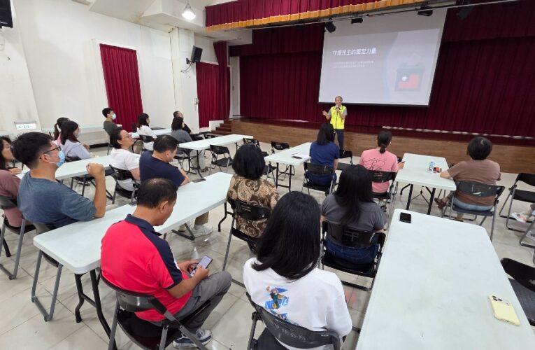 向黑金說不　埔里鎮公所反賄選宣導