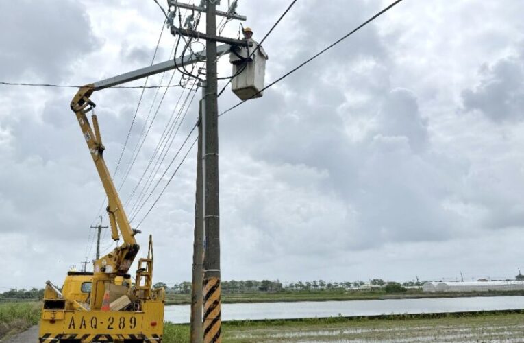 沙德爾外圍環流帶來強風豪雨　台電台南區處全面備戰