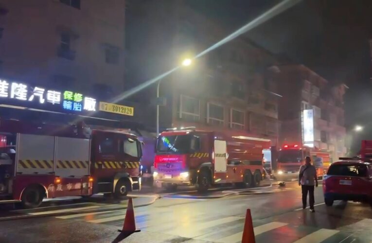 高市楠梓透天厝暗夜惡火 1男墜樓不治、另1人火場獲救灼傷送醫
