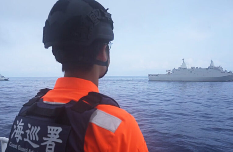 漢光演習聯合反封鎖護航　海巡海軍首度實兵演練護送物資入港