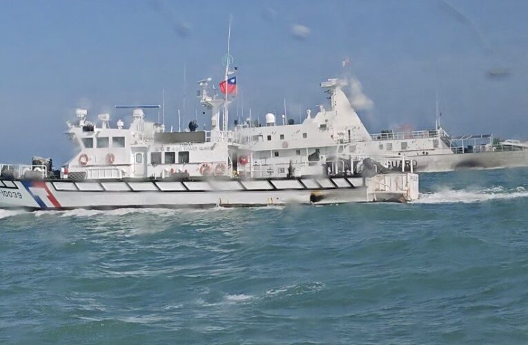 漢光演習中國海警船侵擾金門　海巡一對一監控驅離
