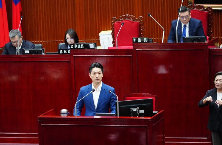 蔣萬安議會專案報告　穩健打造友善全齡化的韌性防災城市