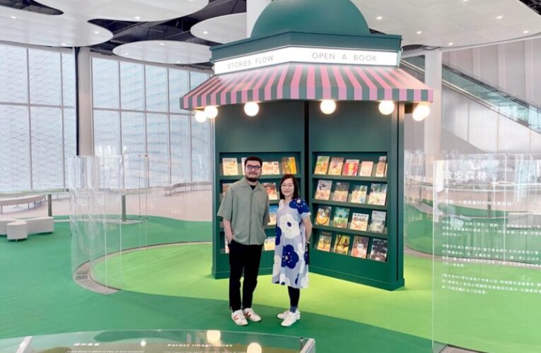 在中市圖散步閱讀森林 莊世瑩、鄒駿昇與館員共策書展