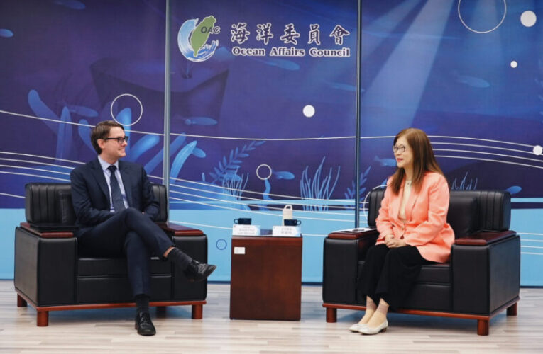 台美攜手提升海洋韌性 AIT/K史崇理履新首訪海委會 管碧玲：共同守護印太和平穩定
