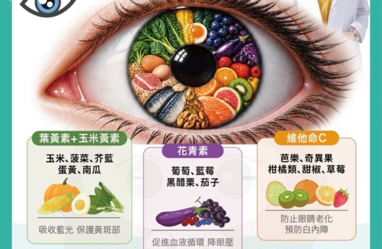 護眼不能只靠葉黃素　百大作家高敏敏揭開五大營養與視力警訊