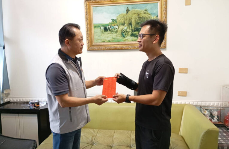 台南軍人服務站慰問受傷國軍士官