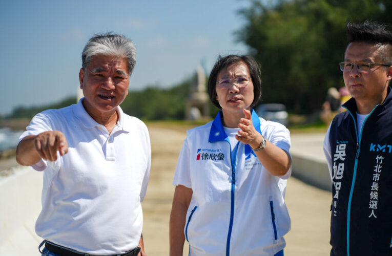 邀李鴻源會勘新月沙灣　徐欣瑩：與其花錢蓋署名建築，應思考海岸平衡！