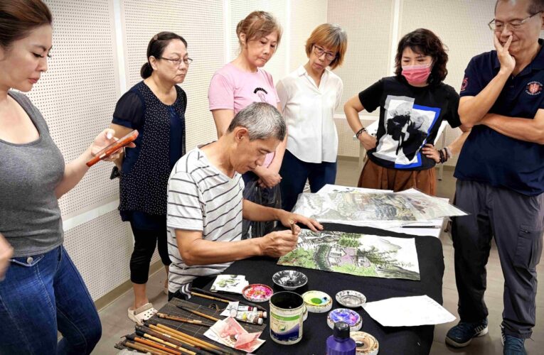 旗山武德殿游藝墨彩蔡啟昌師生聯展