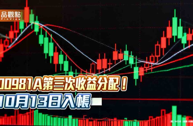 00981A配息維持0.63元！年化殖利率8.2％　想領息最晚這天買