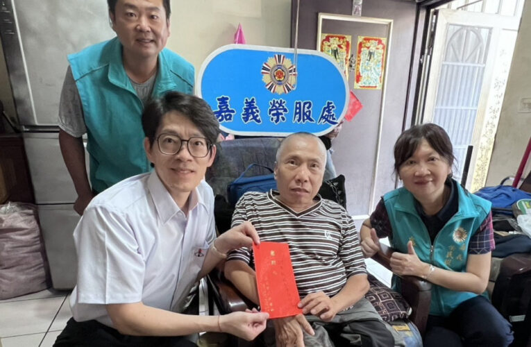 榮服處秋節前連結欣嘉石油氣送愛關懷榮民眷