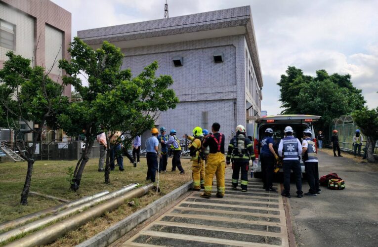 南部電廠鹽酸槽工安驚魂！55歲工人墜槽全身化學灼傷意識不清　另10人吸入氣體送醫