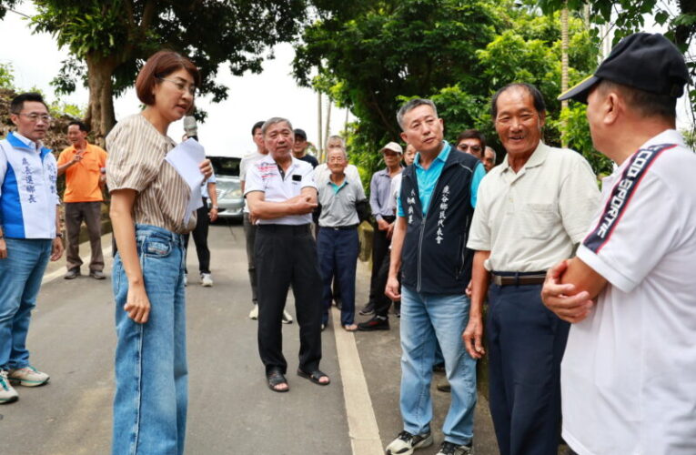鹿谷竹山基建再升級！許淑華會勘19案　守護居民通行與農產運輸