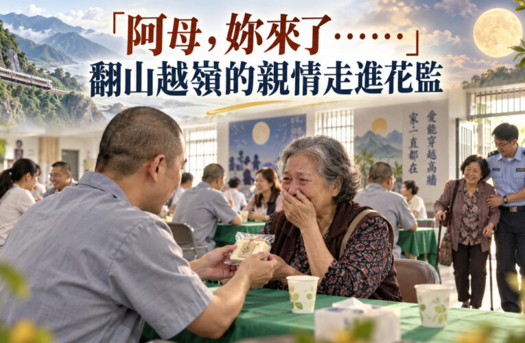 「阿母，妳來了……」翻山越嶺的親情走進花蓮監獄     一塊香皂看見「自我效能感（Self-Efficacy）」教化深度
