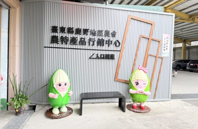 台東縣鹿野地區農會農特產品行銷中心　 Q版公仔   玉米、鳳梨妹雙姝展笑顏迎嘉賓