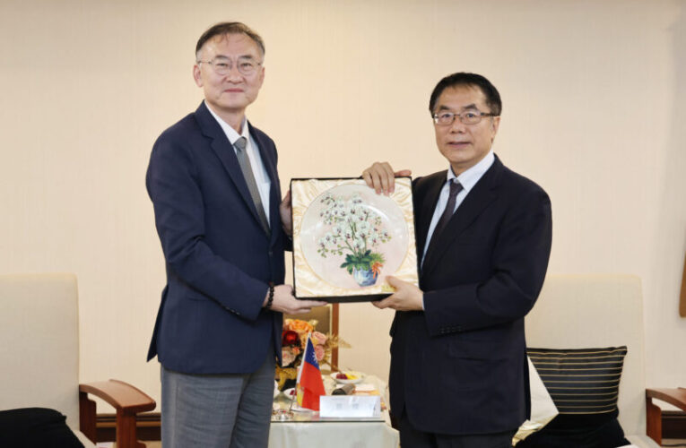 駐台北韓國代表部新任代表黃載皓拜會　共促台韓交流再升級