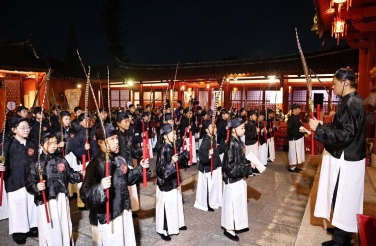台南孔廟秋祭依循古禮登場　黃偉哲盼傳承文化與尊師重道精神
