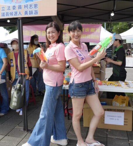 「童趣河堤FUN一夏」近千人岡山同樂　黃韻涵：當選後打造家長放心、孩子安心的成長環境