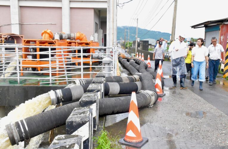 南部豪雨不斷 邱議瑩赴阿蓮、田寮勘災盯防洪進度