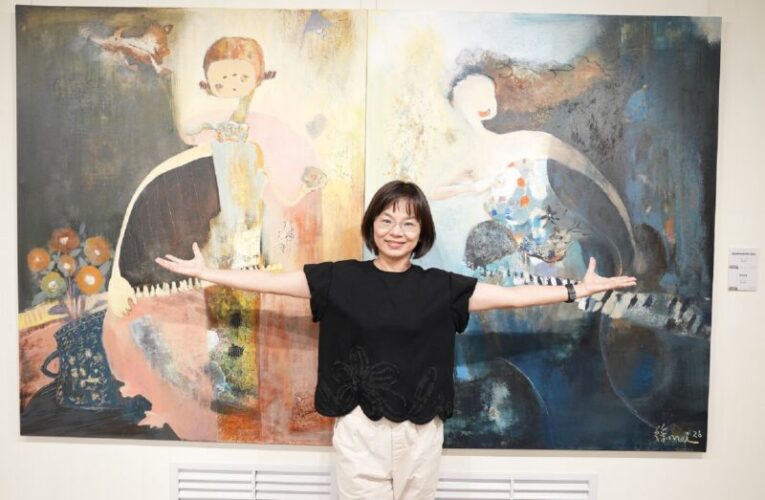 當琴聲遇上毛孩！ 徐美鈴油畫展捕捉日常最美的療癒微光