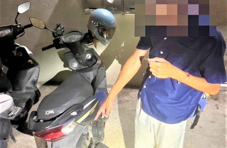 忘機車停哪報失竊　長榮警迅速尋獲解虛驚