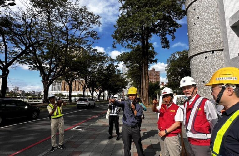 林欽榮副市長視察輕軌雨豆樹隧道科技監測 做好防颱準備