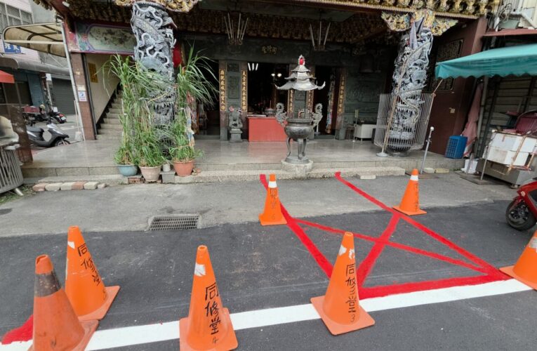 埔里鎮新鋪路面被私畫禁停車紅線　將懲處
