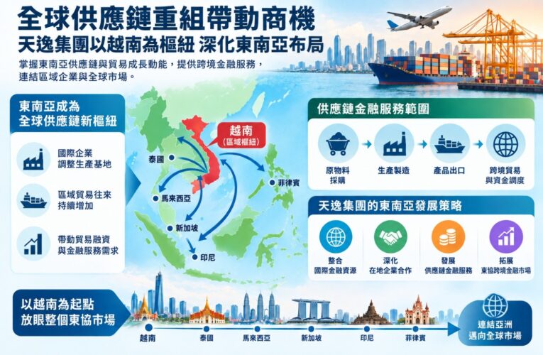 全球供應鏈重組帶動商機　天逸集團温峰泰以越南為樞紐深化東南亞布局