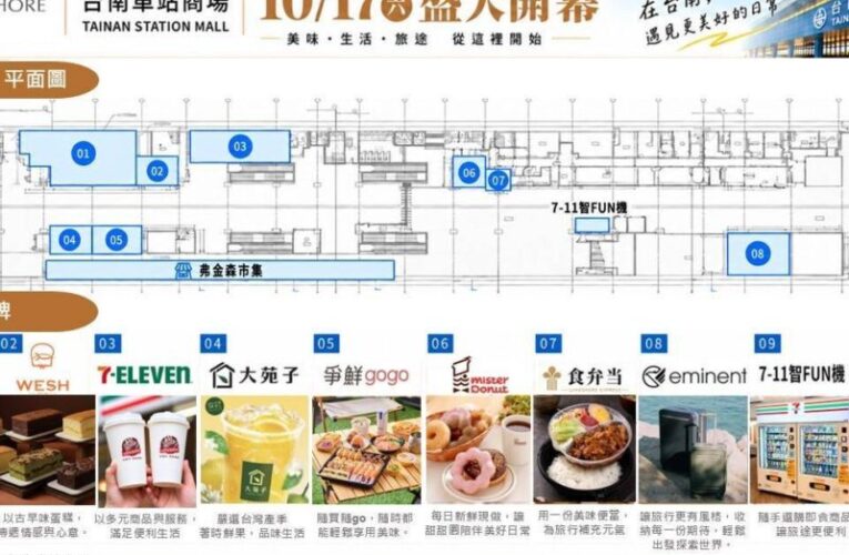 臺南車站迎來全新面貌！地下化10月17日通車服務全面升級