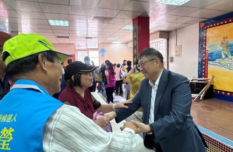 楊文科新豐憶情誼　向支持者溫暖喊話：讓我們手牽手、肩並肩　一起守護新竹縣
