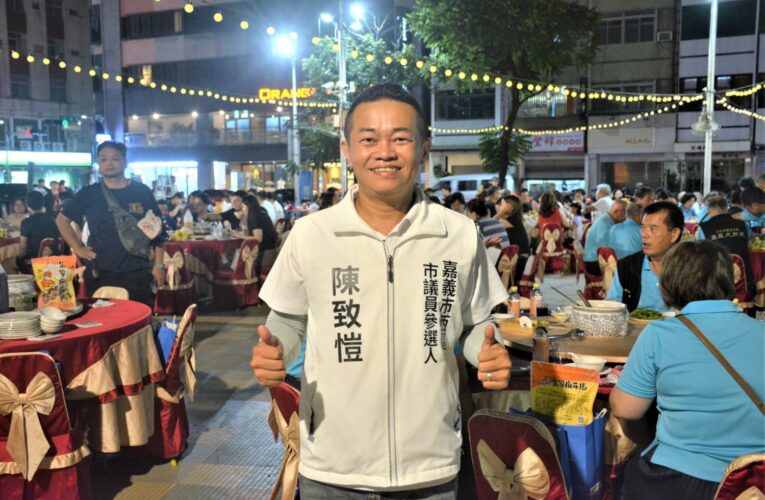陳致愷挺「桃城嘉宴」　拋商圈文化政見：讓活動人潮變店家收益