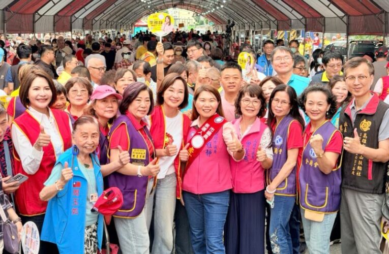 柯志恩、李雅靜聯合競總成立湧入近2千鄉親！王金平力挺：集中選票唯一支持李雅靜