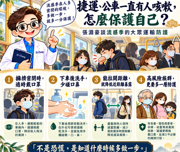 「健康365」健康品傳4、 捷運、公車一直有人咳嗽，怎麼保護自己？